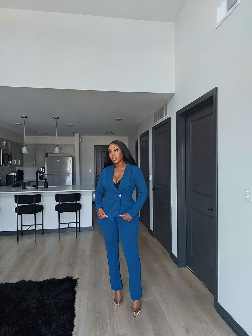 Teal Pantsuit